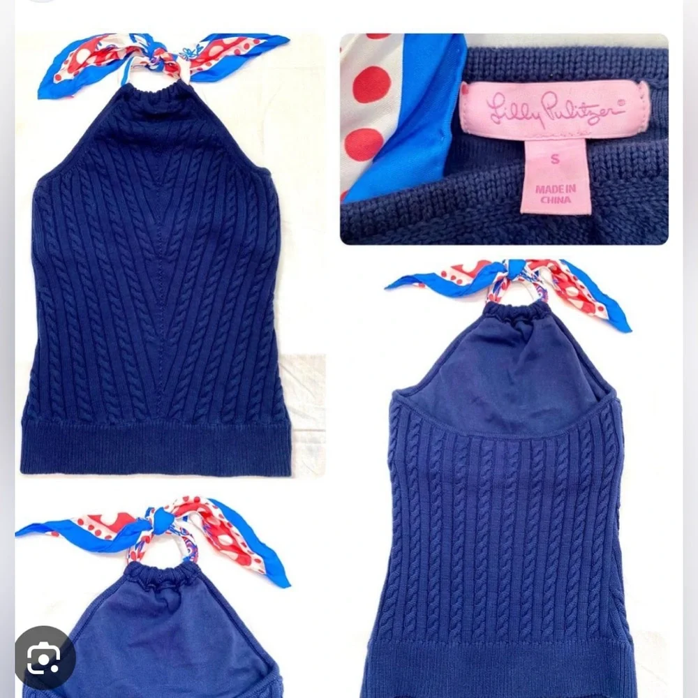 EUC Lilly Pulitzer Glenna Halter Top - Picture 1 of 9